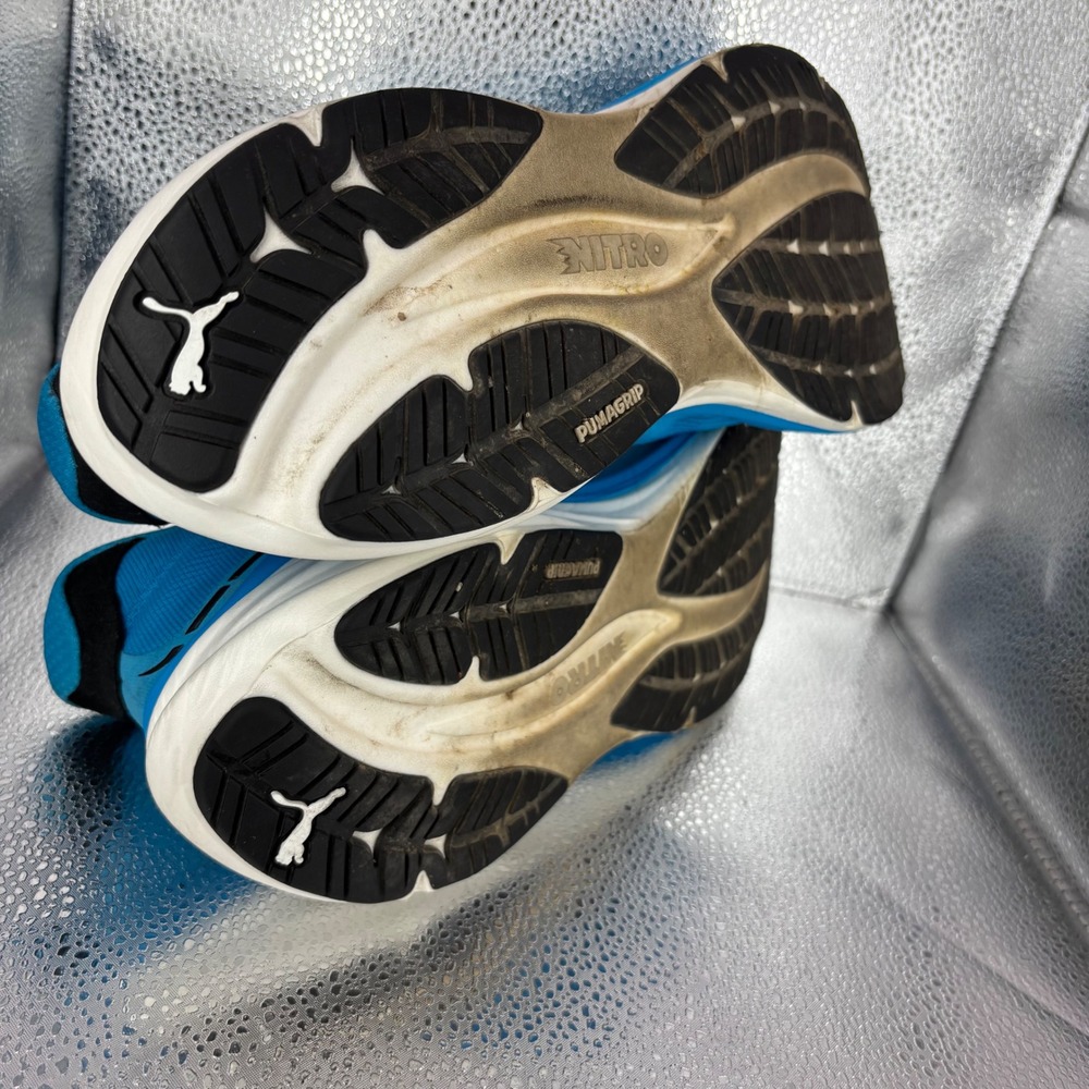 Puma Magnify Nitro 2 Mens Running Shoes Blue Silver 311046-05 Size 10 - Picture 7 of 7